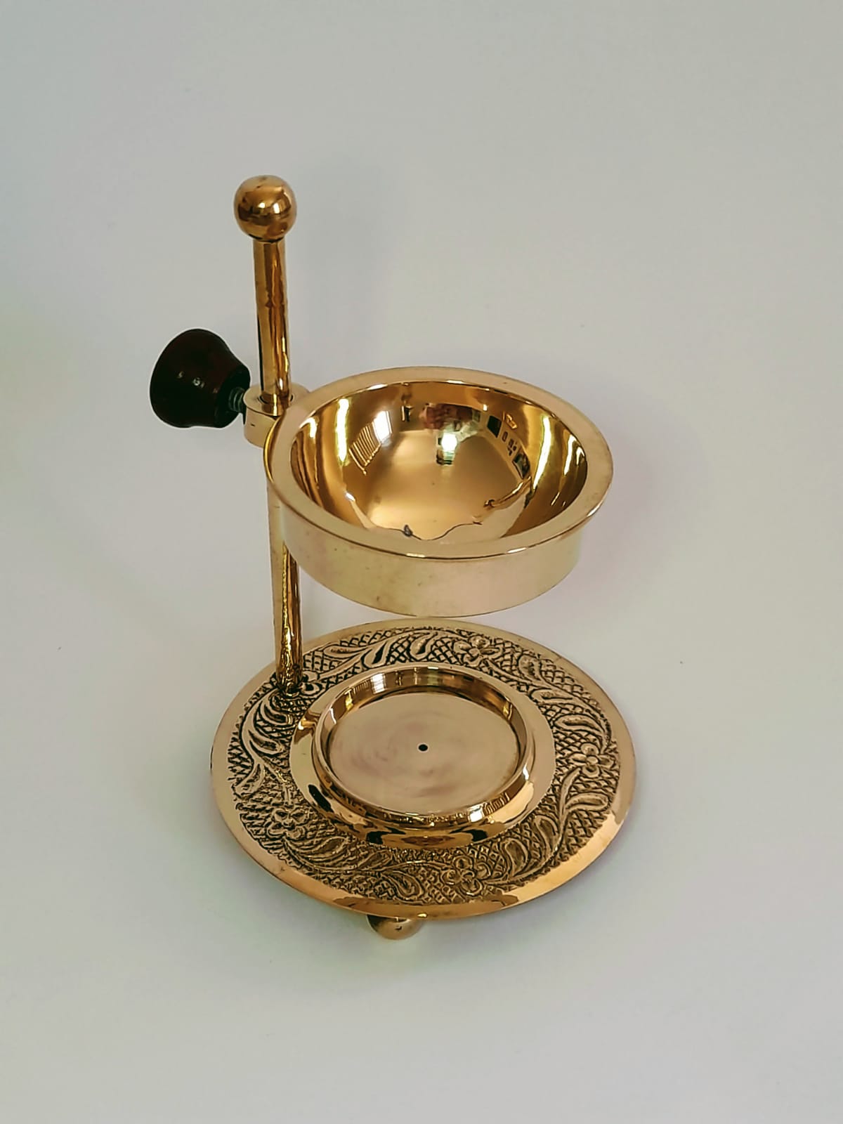 round bowl brass burner